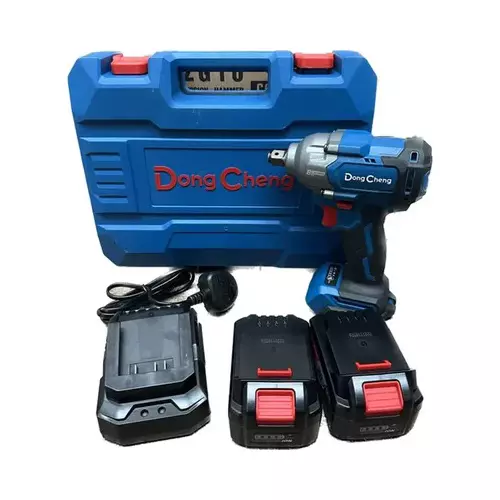 Dongcheng Cordless Impact Wrench with 4.0 Ah Battery 450&nbsp;W Power 12.7 mm (1/2 inch) Drive Size, DCPB488