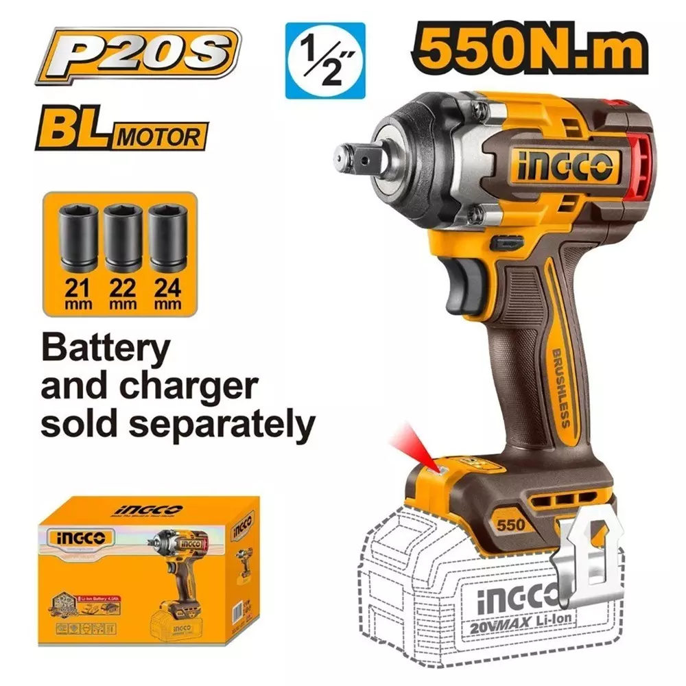 ingco-cordless-impact-wrench-20-v-brushless-motor-0-15000-20000-2500-rpm-no-load-speed-ciwli20551-without-battery-charger