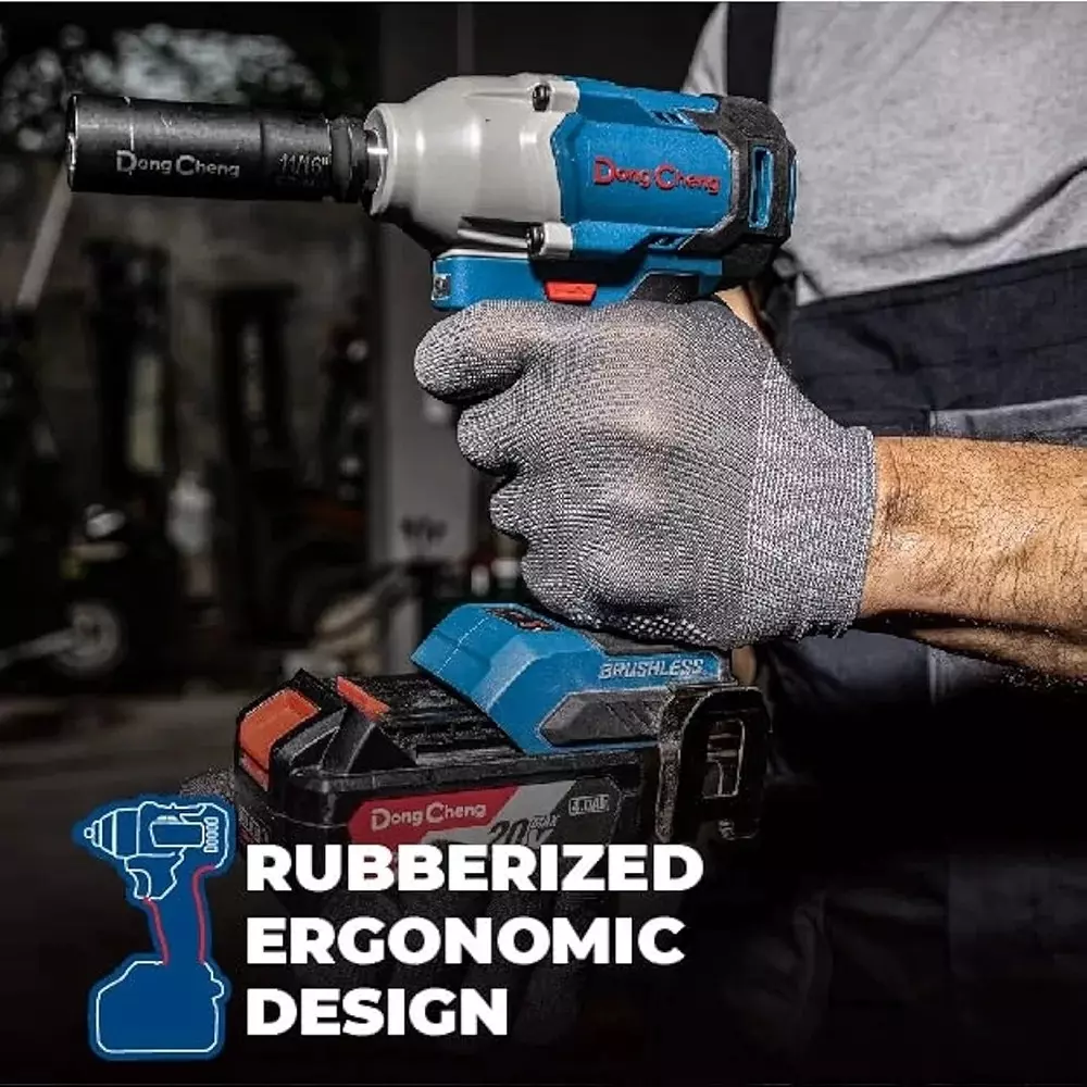 dongcheng-20-v-cordless-impact-wrench-12-inch-127-mm-square-drive-and-488-nm-maximum-torque-dcpb488-type-em-with-2-battery-1-charger
