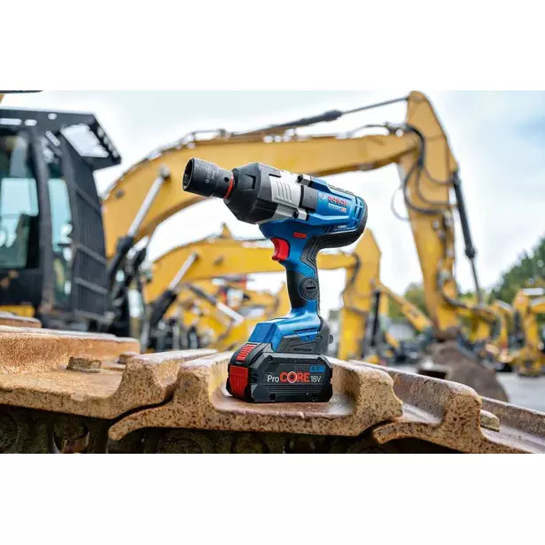 Bosch Cordless Impact Wrench with Biturbo Brushless Technology 1600 Nm Torque 19.05 mm (3/4 inch) Drive Size, GDS 18V-1600 HC (Solo) (NEW)