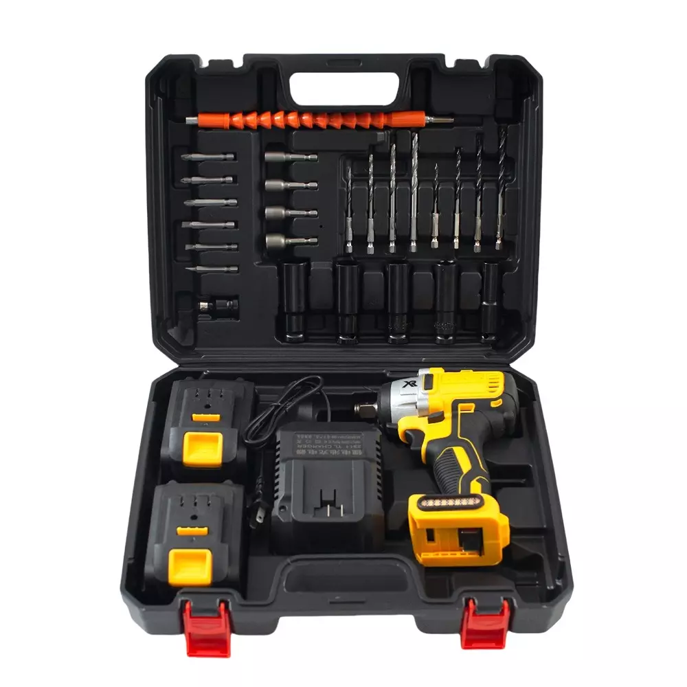 ALF Cordless Impact Wrench With 4.0 Ah Battery 12.7 mm (1/2 inch) Drive Size 0-3000 RPM Speed