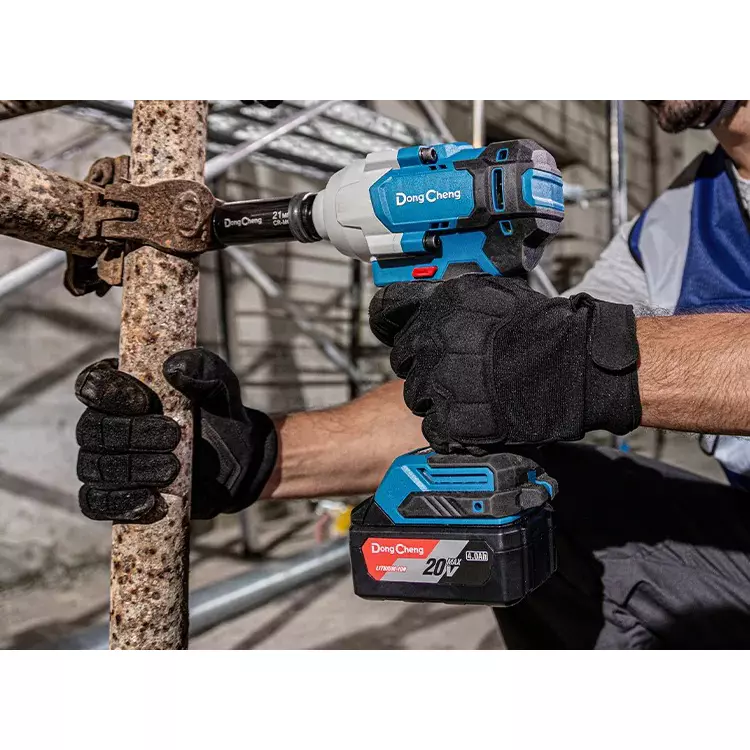 dongcheng-20-v-cordless-impact-wrench-12-inch-127-mm-square-drive-and-698-nm-fastening-torque-dcpb698-type-fk-with-battery-charger