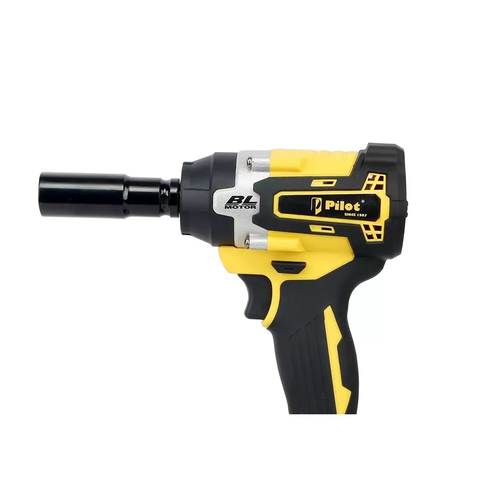 pilot-21-v-cordless-impact-wrench-with-brushless-motor-0-2800-rpm-no-load-speed-and-350-nm-maximum-torque-pl-ciw350-with-battery-charger