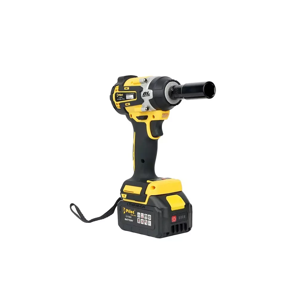 pilot-21-v-cordless-impact-wrench-with-brushless-motor-0-2800-rpm-no-load-speed-and-350-nm-maximum-torque-pl-ciw350-with-battery-charger