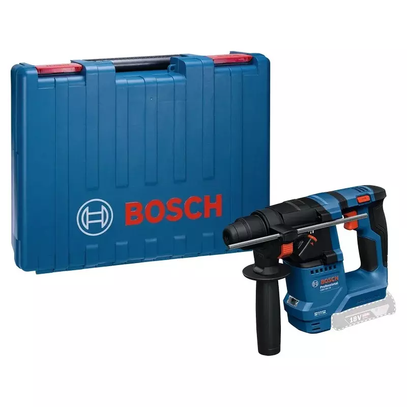 Bosch 18 V Cordless Rotary Hammer with SDS Plus Tool Holder 4-18 mm Drilling Diameter in Concrete and 1.5 J Impact Energy, 06119270J0 (Without Battery & Charger)