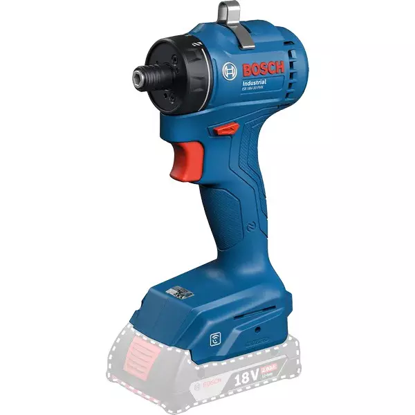 Bosch Cordless Screw Driver 1/4 inch (6.35 mm) Hex Uni 1.6 to 7.6 Nm Torque and 0 to 1400 RPM Speed, ISR 18V-30 PHX (Without Battery & Charger)