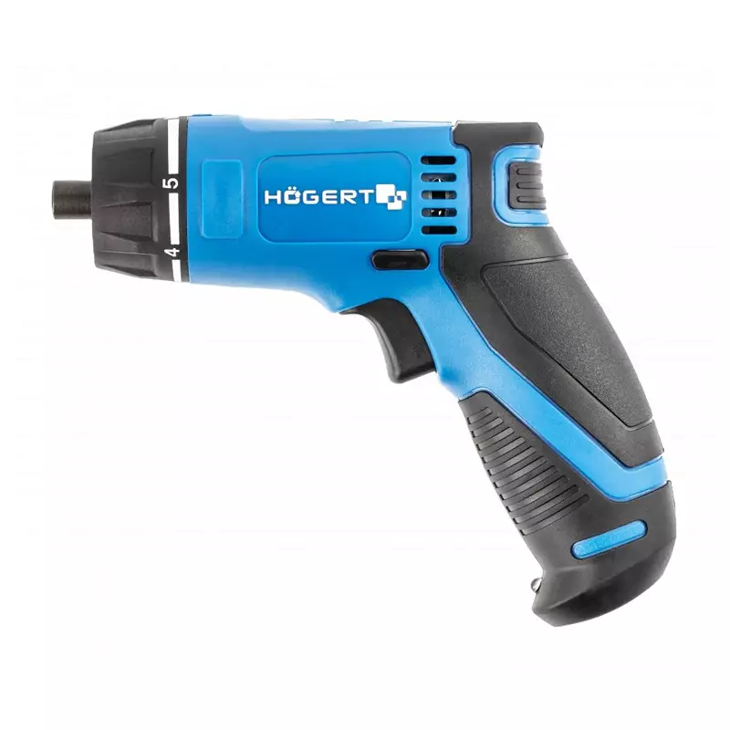 Hogert Technik Cordless Screwdriver 7.2 V 1.5 Ah Lithium Ion Battery and 10 Nm Maximum Torque, HT2E217 (With Battery & Charger)