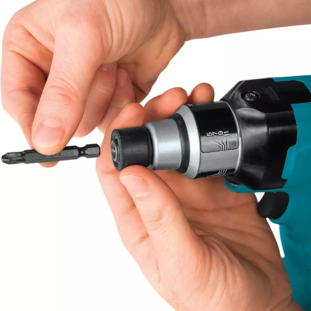 Makita LXT Series 14.4 V Brushless Programmable Cordless Screwdriver Hex 6.35 mm (1/4 inch) 100 - 600 RPM, DFT127FMZ