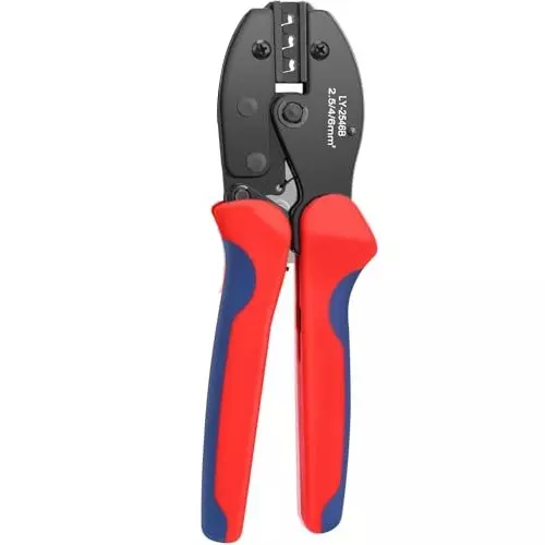 MECRAAF Solar Crimping Tool 2.5 – 6.0 mm² (AWG 13–10) Black & Red, LY-2546B SOLAR