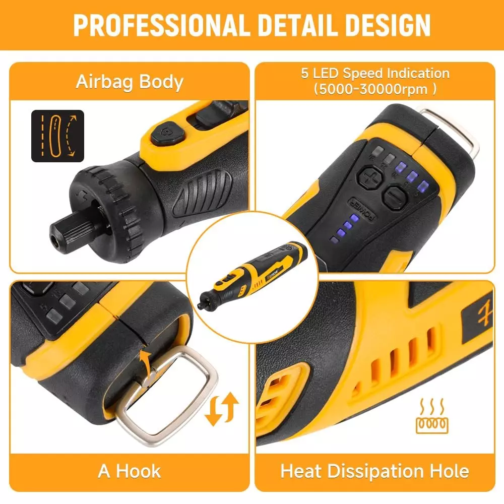 hoteche-46-pcs-cordless-mini-grinder-set-8-v-2000-mah-lithium-battery-and-5000-30000-rpm-no-load-speed-with-battery-charger