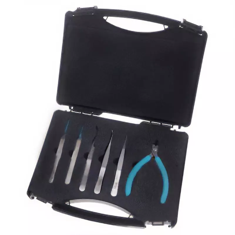 Weller Tool Kit Correspondence Rohs Directive Nippers, tweezers Set Contents Case Storage, 3900KC
