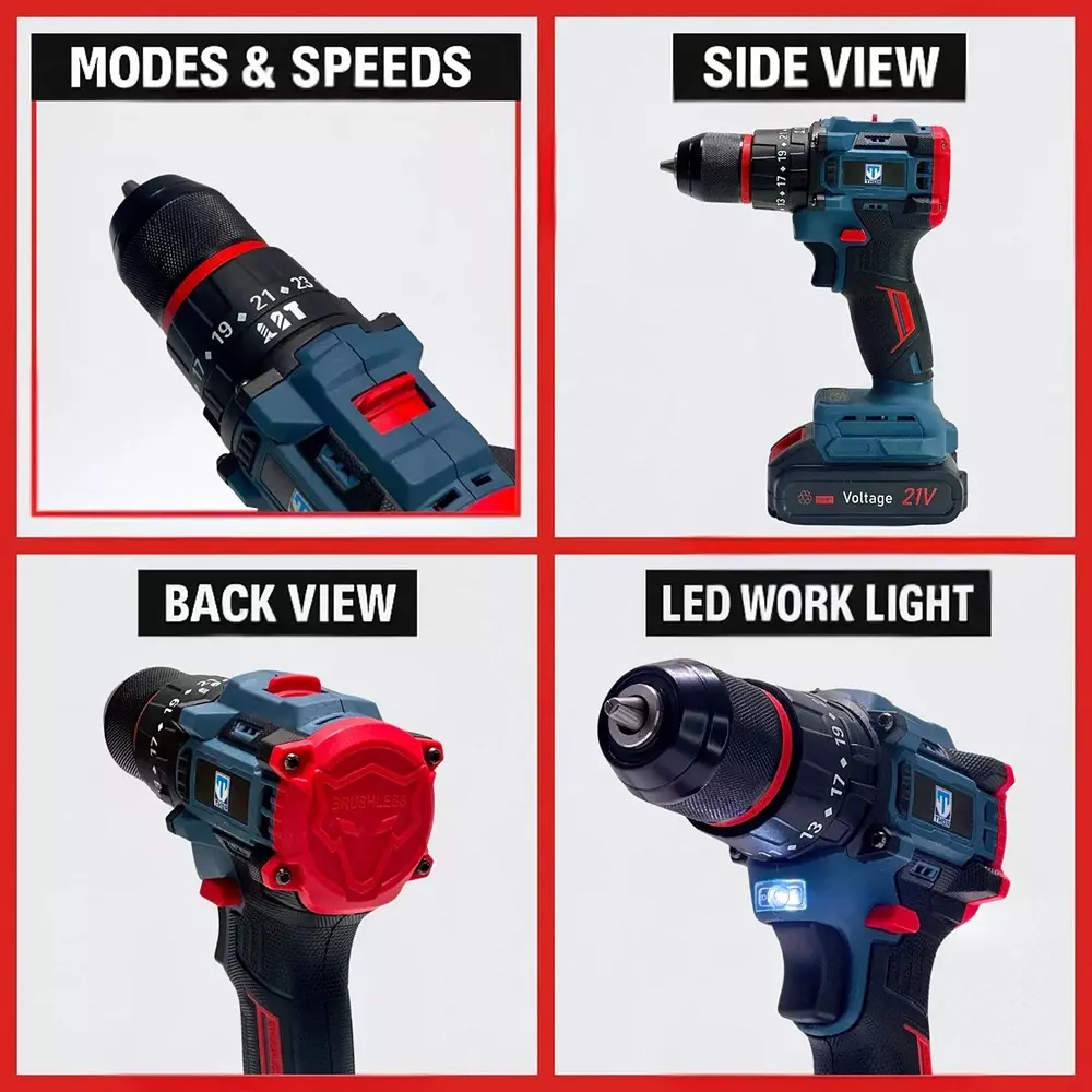 xlnt-21-v-cordless-impact-drill-kit-350-1350-rpm-no-load-speed-and-10-mm-drill-diameter-thcidk1502-with-battery-charger