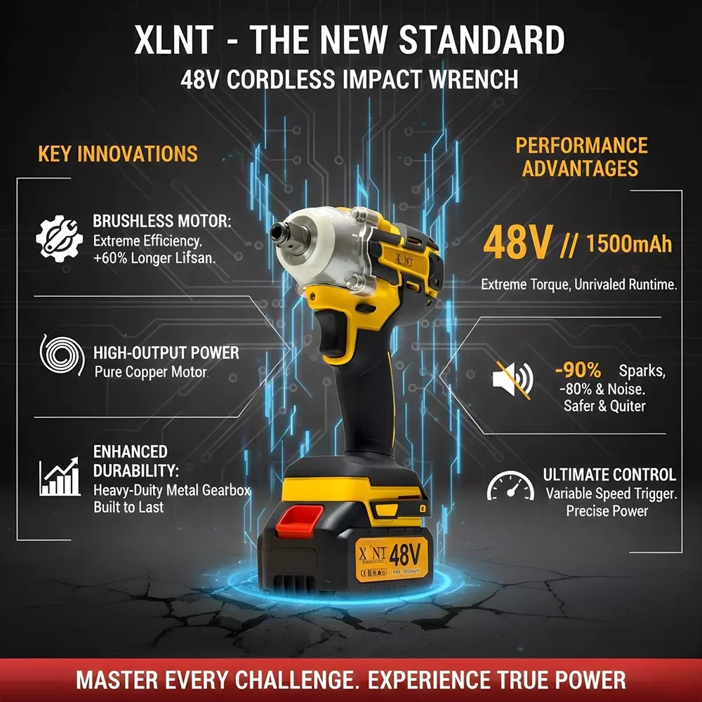 xlnt-48-v-cordless-impact-wrench-kit-0-2700-rpm-no-load-speed-and-0-3200-ipm-impact-rate-xtciwk130-with-battery-charger