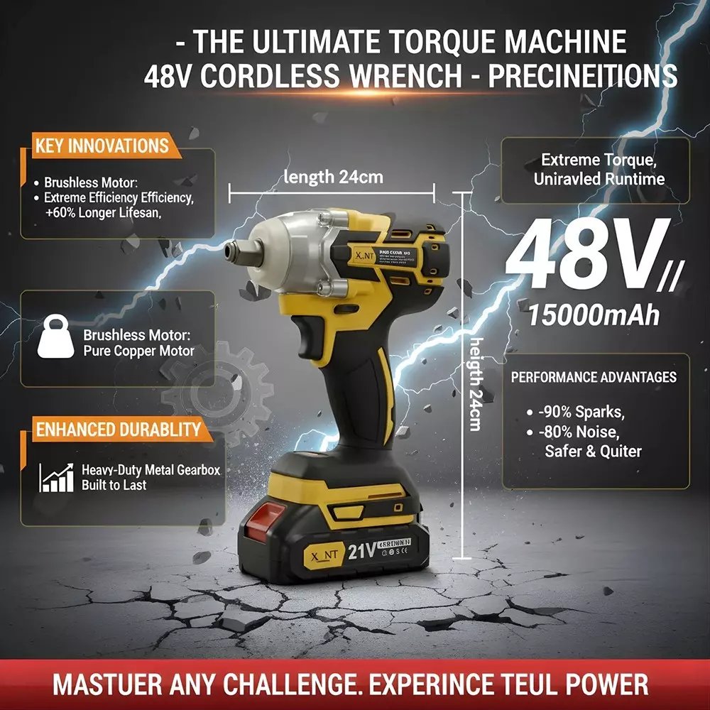 xlnt-48-v-cordless-impact-wrench-kit-0-2700-rpm-no-load-speed-and-0-3200-ipm-impact-rate-xtciwk130-with-battery-charger