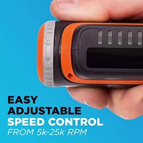 Black+Decker BCRT8K35-B1 8V 1.5Ah MAX Cordless Rotary Tool With 35-Piece Accessory Set