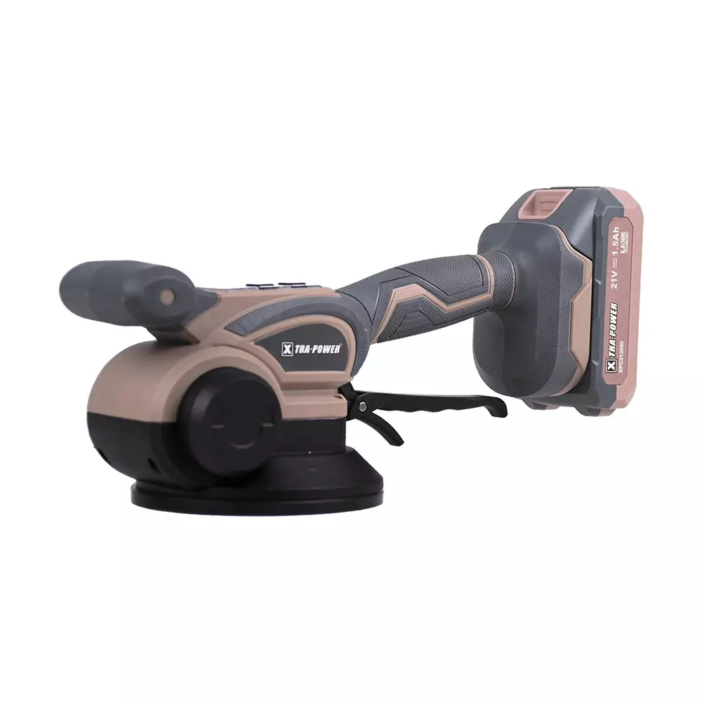Xtra Power Cordless Tile Tiling Machine 120 mm Sucker Diameter 50 Kg Adsorption Capacity 21 V 1500 mAh (With Battery & Charger), XPC-TL-04