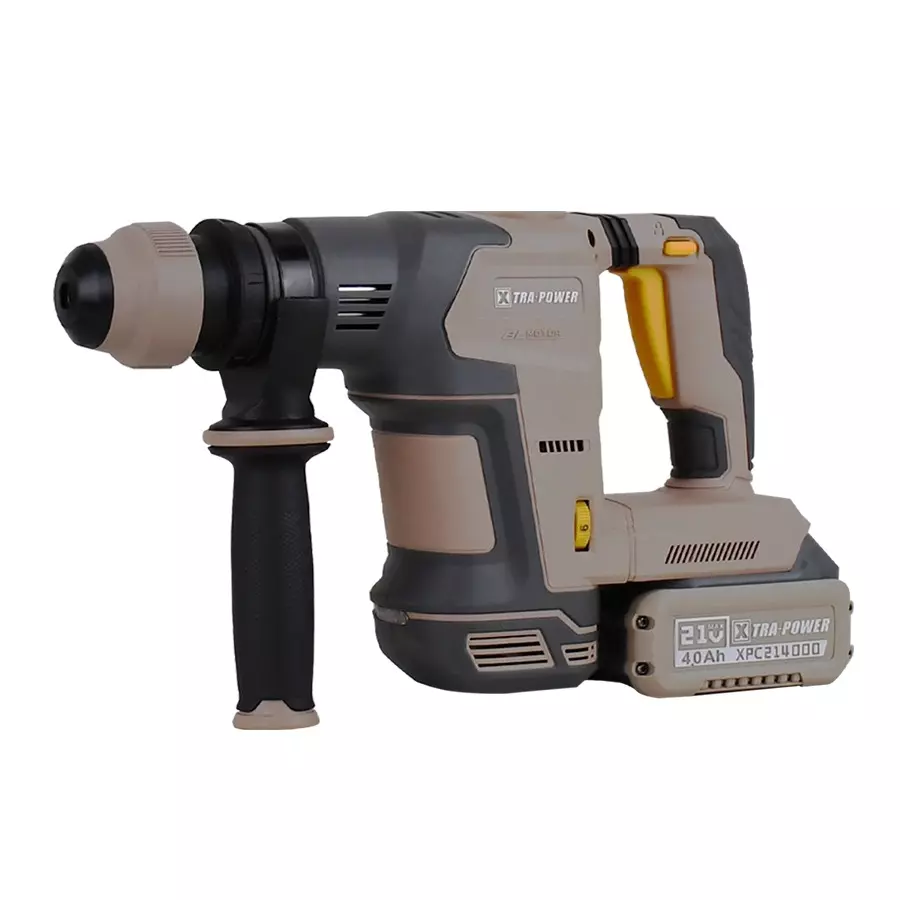 Xtra Power Brushless Cordless Demolition Hammer 25 mm Cylinder Diameter 21 V 4000 mAh/Li-ion (With Battery & Charger), XPC-DH-01