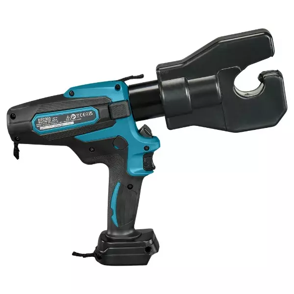 Makita Cordless Crimper 18 V LXT Li-Ion with 6 kN Pressure Force and 31.5 mm Maximum Jaw Opening, DTC303ZK (Without Battery & Charger)
