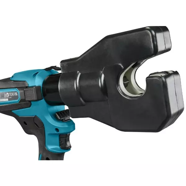Makita Cordless Crimper 18 V LXT Li-Ion with 6 kN Pressure Force and 31.5 mm Maximum Jaw Opening, DTC303ZK (Without Battery & Charger)