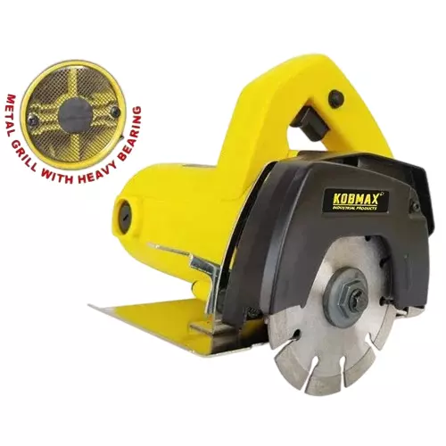 Kobmax Marble Cutter 1250 W Power, 13000 RPM No Load Speed and 4 inch (110 mm) Wheel Diameter, KXT-60C (Without Cutting Wheel)