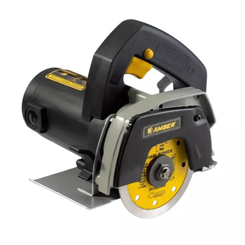 Amber 1050 W Marble Cutter 12000 RPM No Load Speed and 4 inch (110 mm) Wheel Size, ACM-04 (Without Cutting Blade)