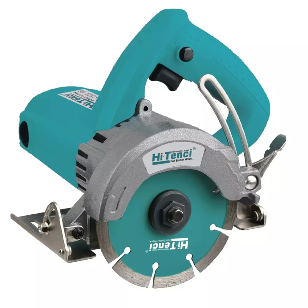 Hi-Tenci 1800 W Marble Cutter with 12000 RPM No Load Speed and 5 inch (125 mm) Wheel Size, HMC - 125N (Without Cutting Wheel)
