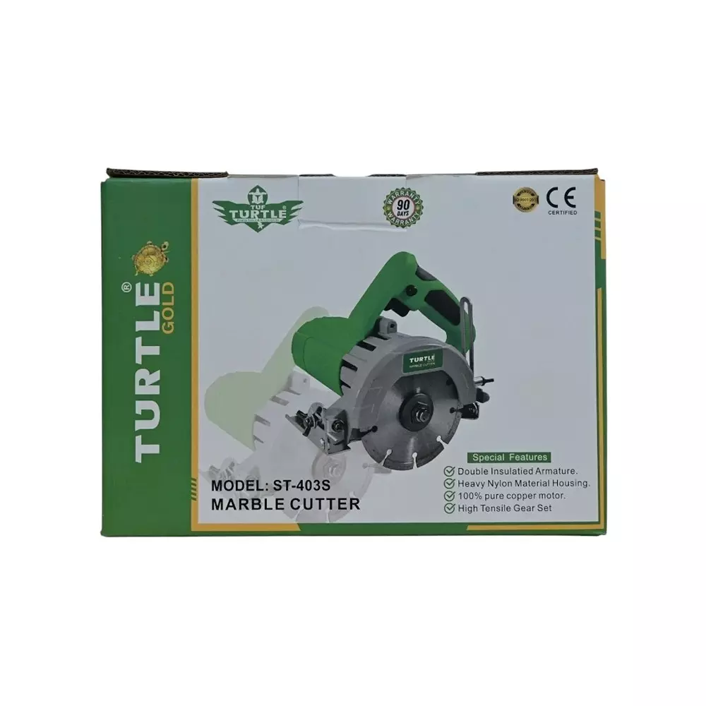 Turtle Gold Marble Cutter 1650 W 125 mm Wheel Diameter, ST 403S (Without Cutting Wheel)
