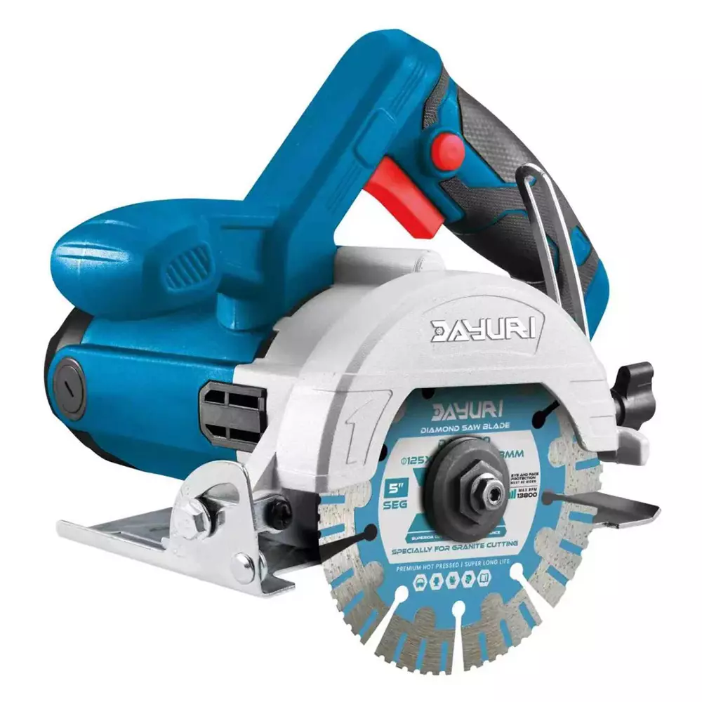 Dayuri Marble Cutter 32.7 mm Cutting Capacity 1700 W Rated Power 13000 RPM Speed Blue, DA-MC5027 (Without Cutting Blade)