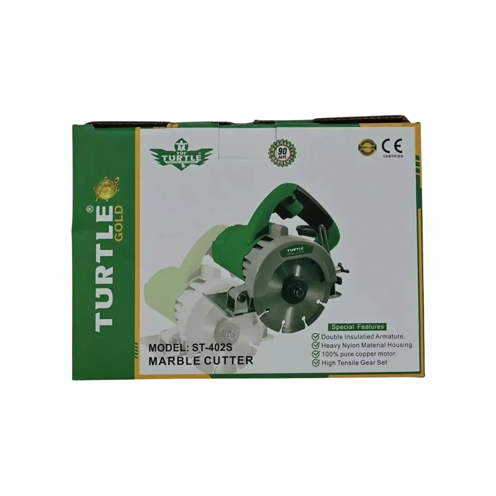 Turtle Gold Marble Cutter 1300 W 110 mm Wheel Diameter, ST 402S (Without Cutting Wheel)