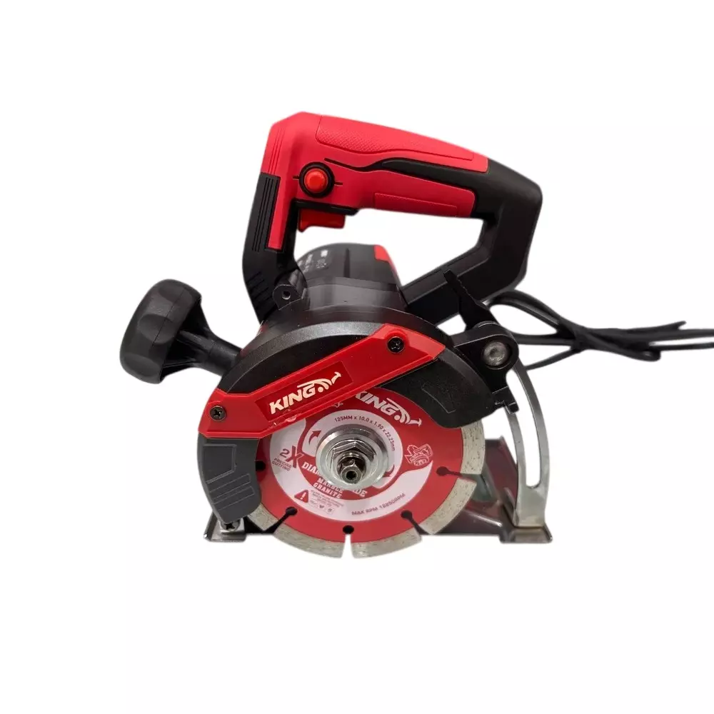 King 1800 W Marble Cutter 125 mm Blade Diameter x 20 mm Bore and 45 mm Cutting Depth (Without Cutting Blade)