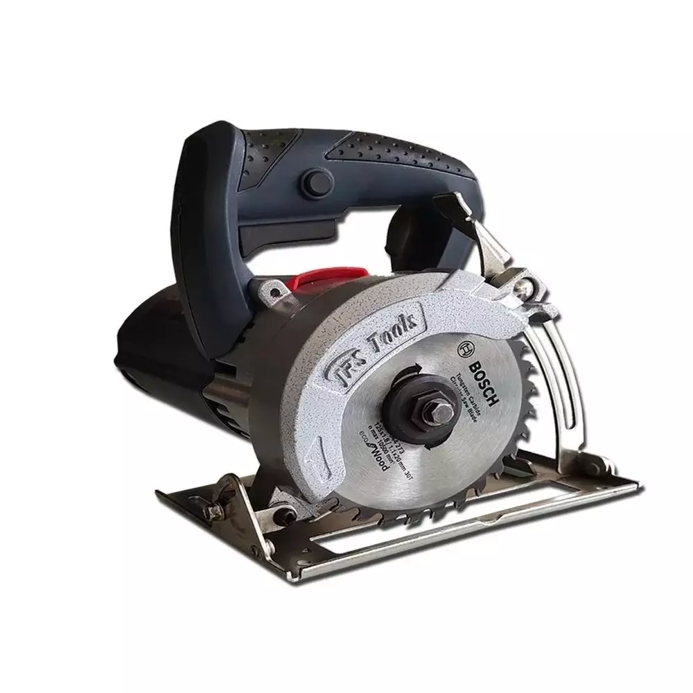 JRS Tools 1680 W Marble Cutter 5 inch (125 mm) Wheel Diameter and 12000 RPM No Load Speed, EMC-125N (Without Cutting Blade)