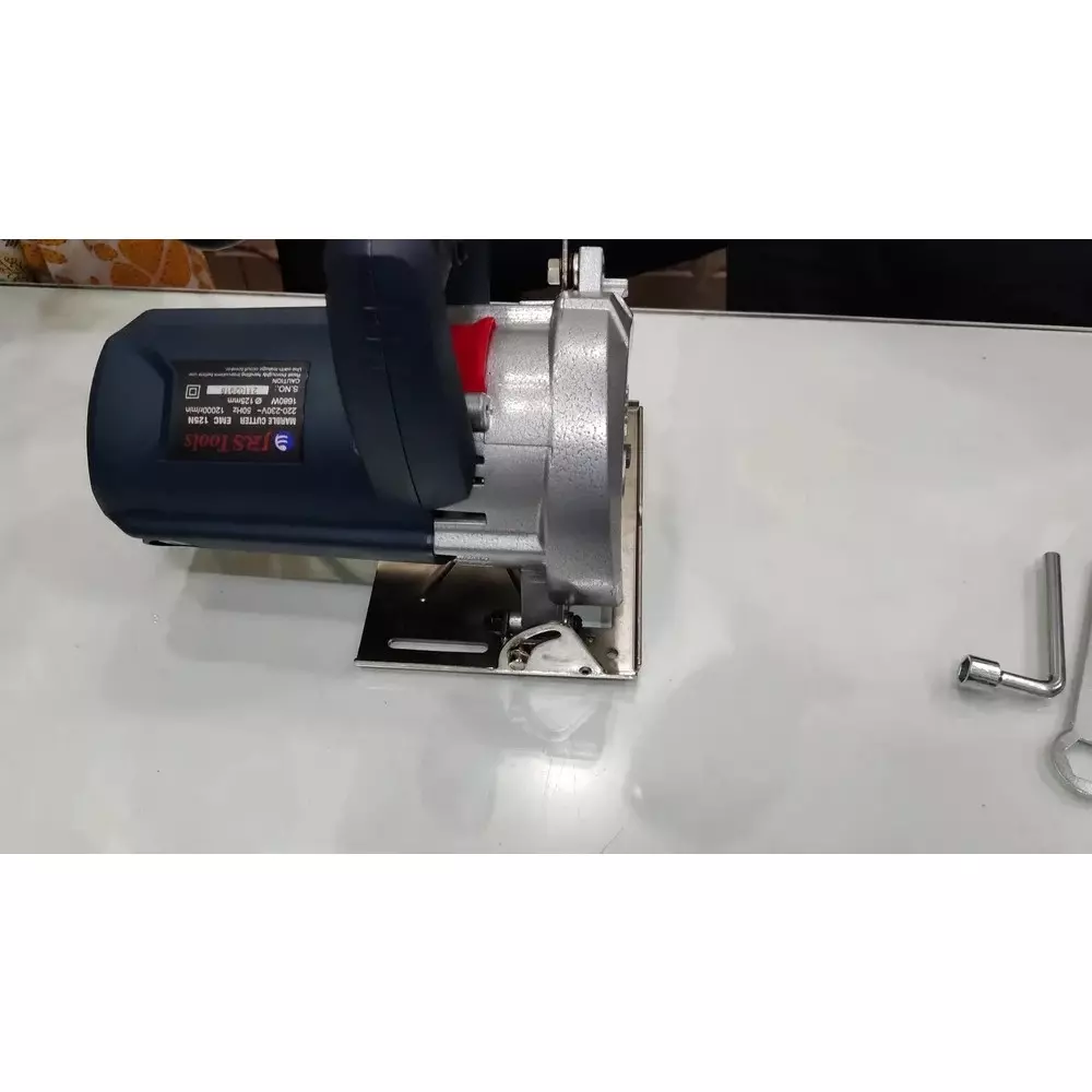jrs-tools-1680-w-marble-cutter-5-inch-125-mm-wheel-diameter-and-12000-rpm-no-load-speed-emc-125n-without-cutting-blade
