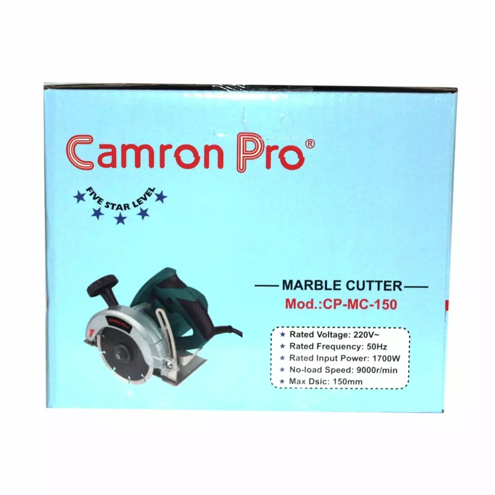 camron-pro-marble-cutter-machine-6-inch-1524-mm-wheel-diameter-9000-rpm-no-load-speed-1700-w-input-power-cp-mc-150