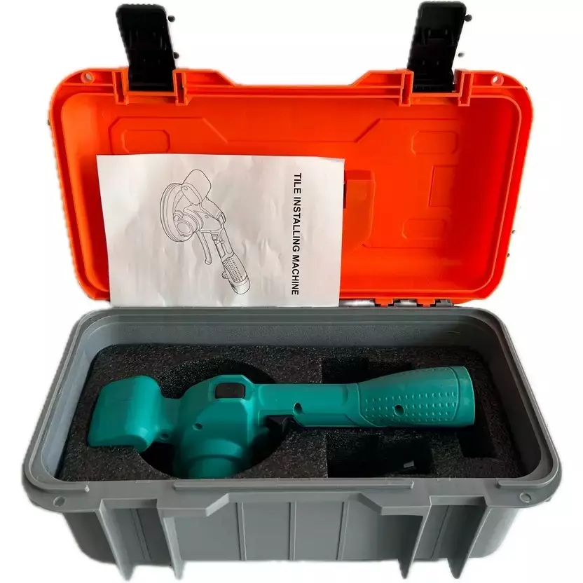 Aimex Cordless Tile Vibrator 12 W Rated Wattage 135 mm Width 50 Kg with 2 Battery  Of 12 V 1.5 AH With Charger, DT-135