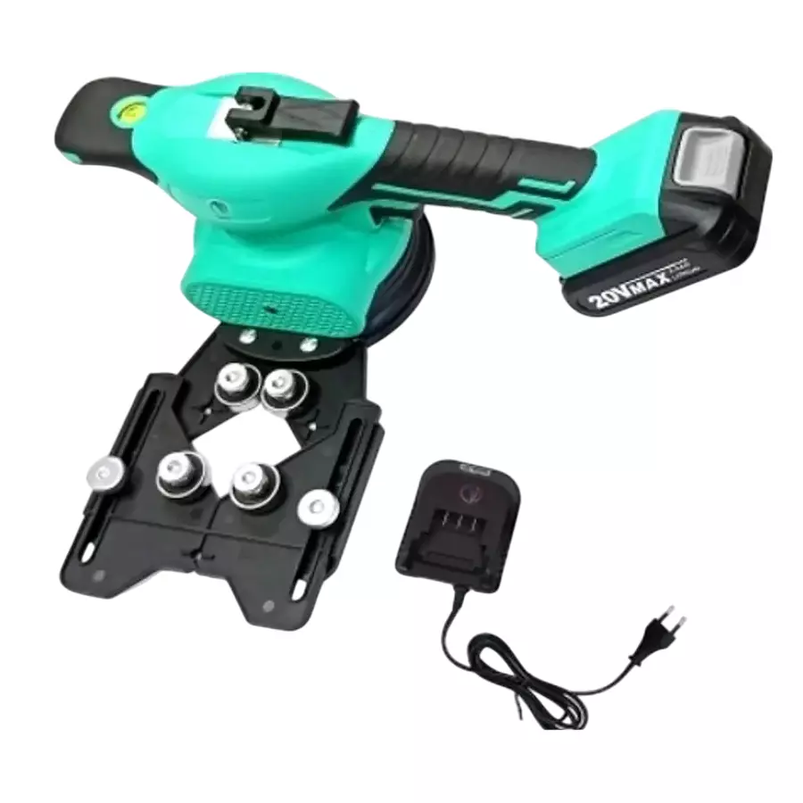 NEWHANDTOOLS Tile Vibrator Machine Set 20.8 W, 0-10000 RPM for Lifting Tiles (With Battery & Charger)