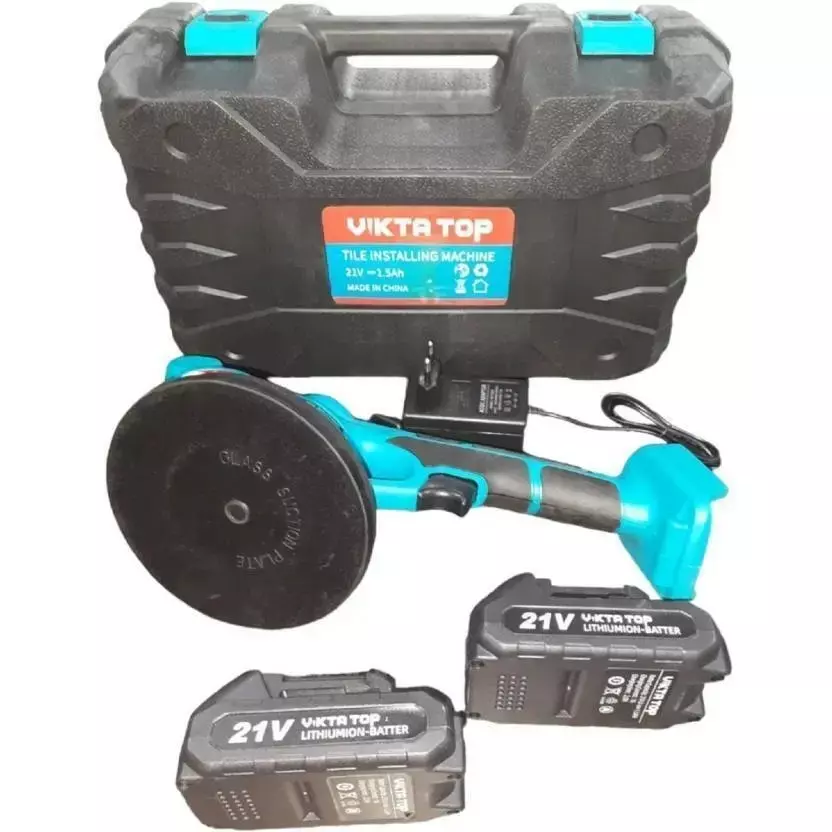 ARUDIP Tile Vibrator Leveling Machine with 2 Pcs Battery