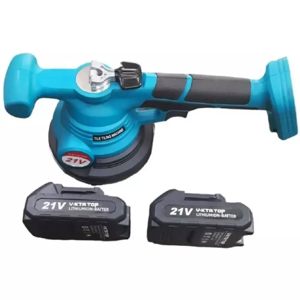 NIKTION Tile Vibrator Automatic Leveling Machine 31 W Double Battery 21 V For Floor & Wall