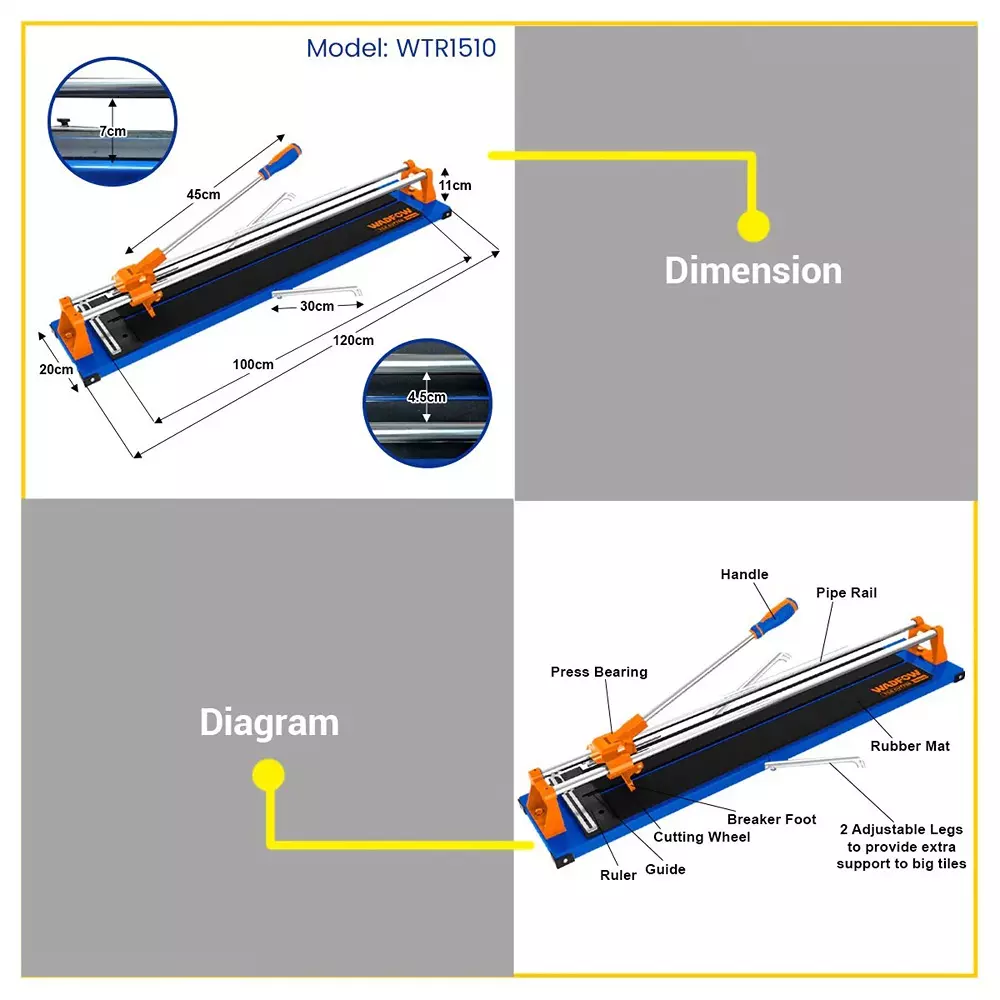 wadfow-tile-cutter-with-100-cm-max-cutting-length-and-14-mm-max-cutting-thickness-wtr1510
