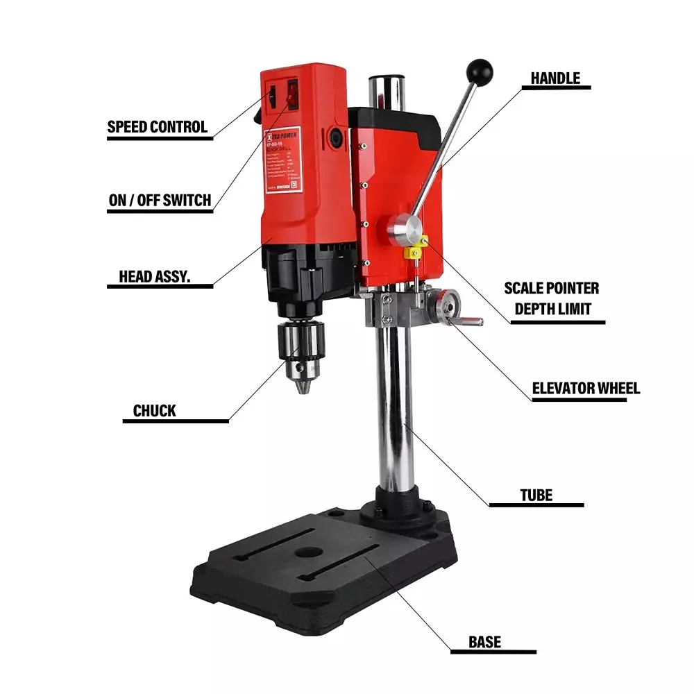 xtra-power-bench-drill-3--16-mm-capacity-140-mm-working-radius-1050-w-power-xp-bd-16