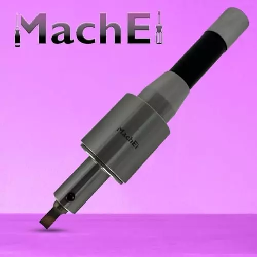 MachEl R8 Shank Rotary Broach Set 7/16 (11.112 mm) Drawbar) with 7 HSS Square Punches