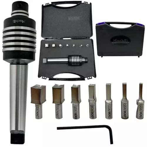 MachEl MT-3 Teng Style Rotary Broach with 7 Square Punches 100 mm Length