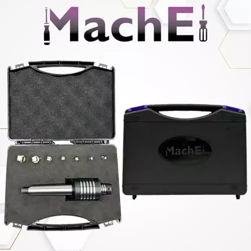 MachEl MT-3 Teng Style Rotary Broach with 7 Square Punches