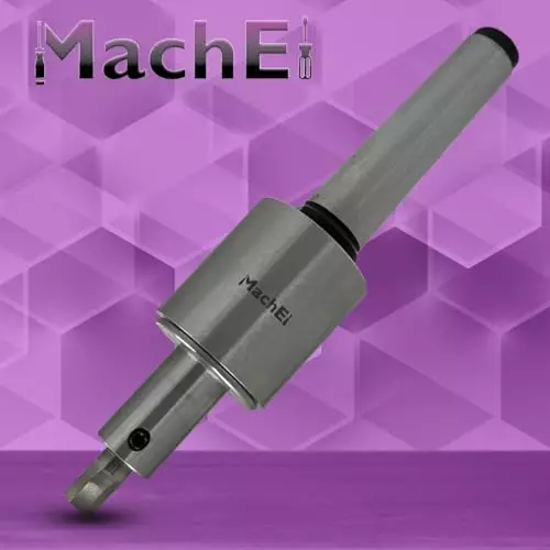 MachEl MT3 Shank Rotary Broach Set with 7 HSS Hex Punches M12x1.75 mm Drawbar Thread (MT3-Hex)