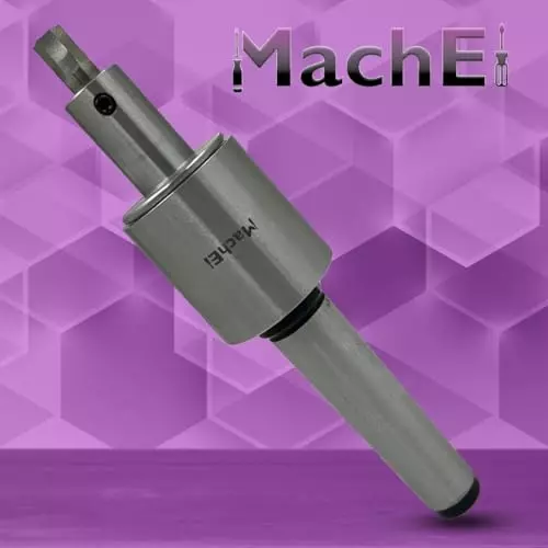 MachEl MT3 Shank Rotary Broach Set with 7 HSS Hex Punches M12x1.75 mm Drawbar Thread (MT3-Hex)