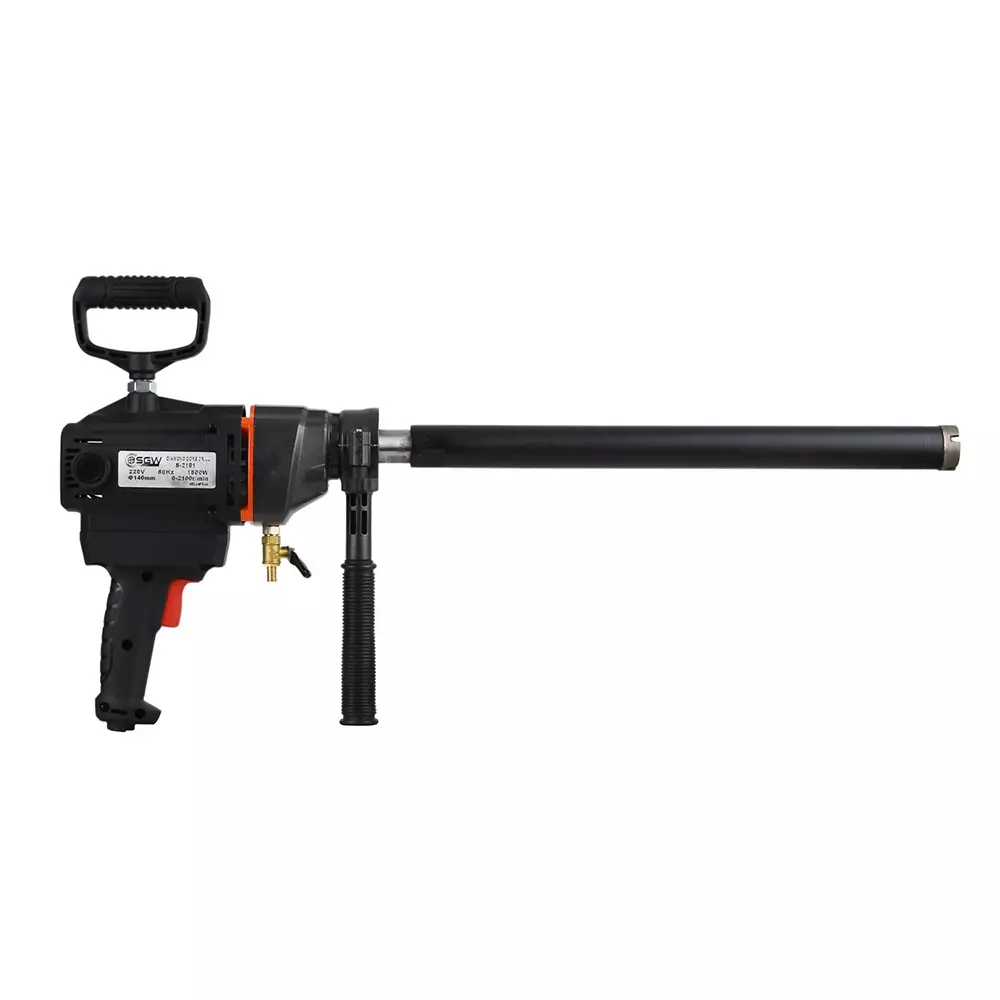 sgw-diamond-core-drill-machine-kit-2100-rpm-speed-black-m22-spindle-thread-1800-w-power-s-2191