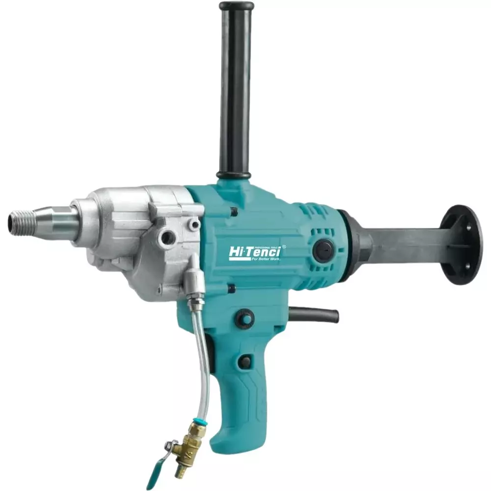 Hi-Tenci 2.4 HP Hand Core Drill with 0-2000 RPM No Load Speed and 120 mm Drill Diameter, HCD - 138M (Without Drill Bits)