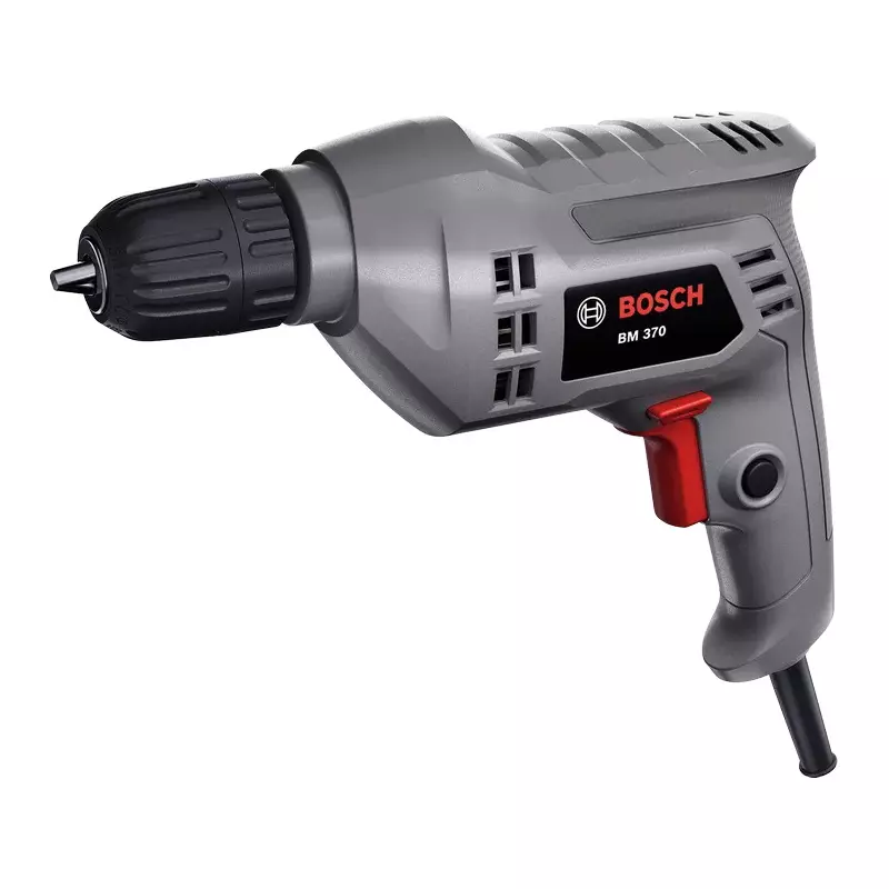 Bosch Rotary Drill 370 W, 3200 RPM No Load Speed and 0.8-10 mm Keyless Chuck, BM 370 (Without Drill Bits)