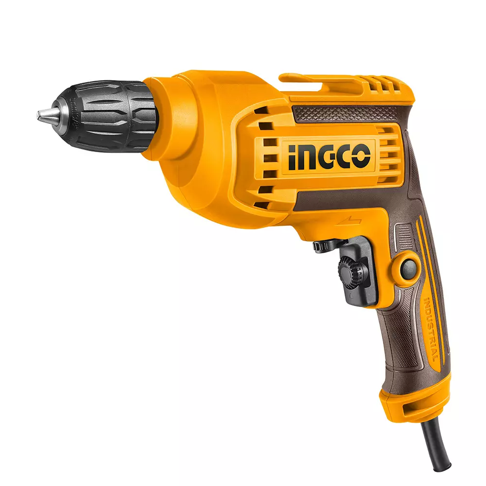 Ingco Electric Drill Machine with Extra Carbon Brushes 550 W 10 mm Forward & Reverse Switch, ED550382