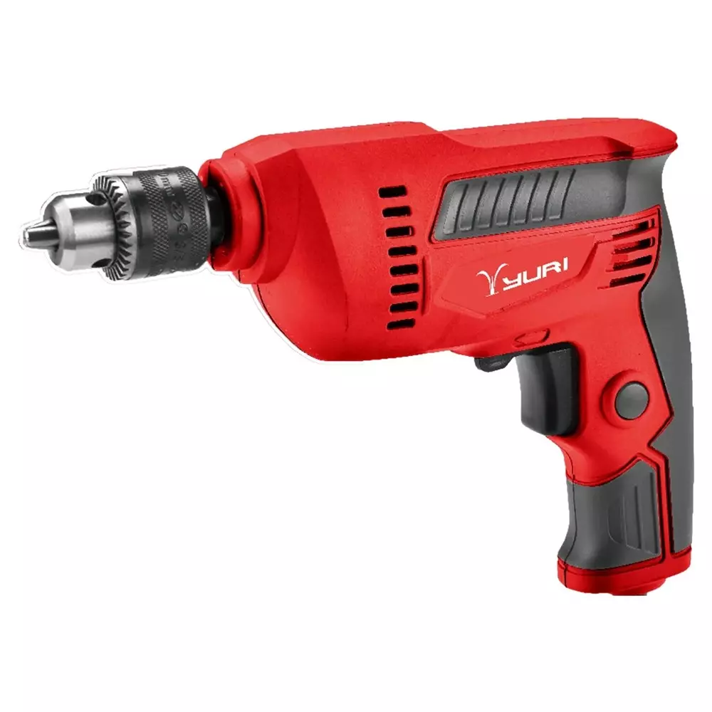 YURI Electric Drill 800 W 10 mm Chuck Size, YR-ED1073 (Without Drill Bit)