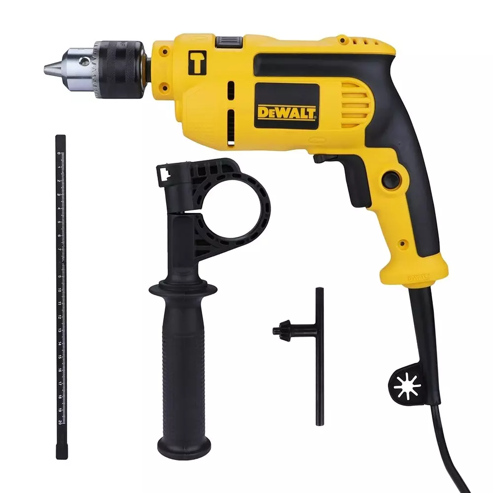 Dewalt Precussion Drill 750 W, 13 mm Keyed Chuck and 2800 RPM, DWD024-B5 (Without Drill Bit)